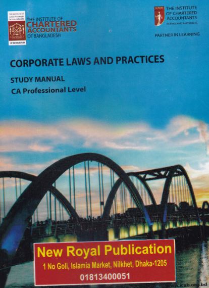 Corporate Laws And Practices Study Manul CA Professional Lavel